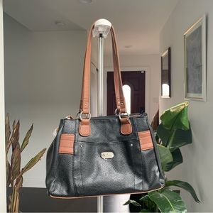 B. Amici Black and Brown Women’s Handbag New Old Stock